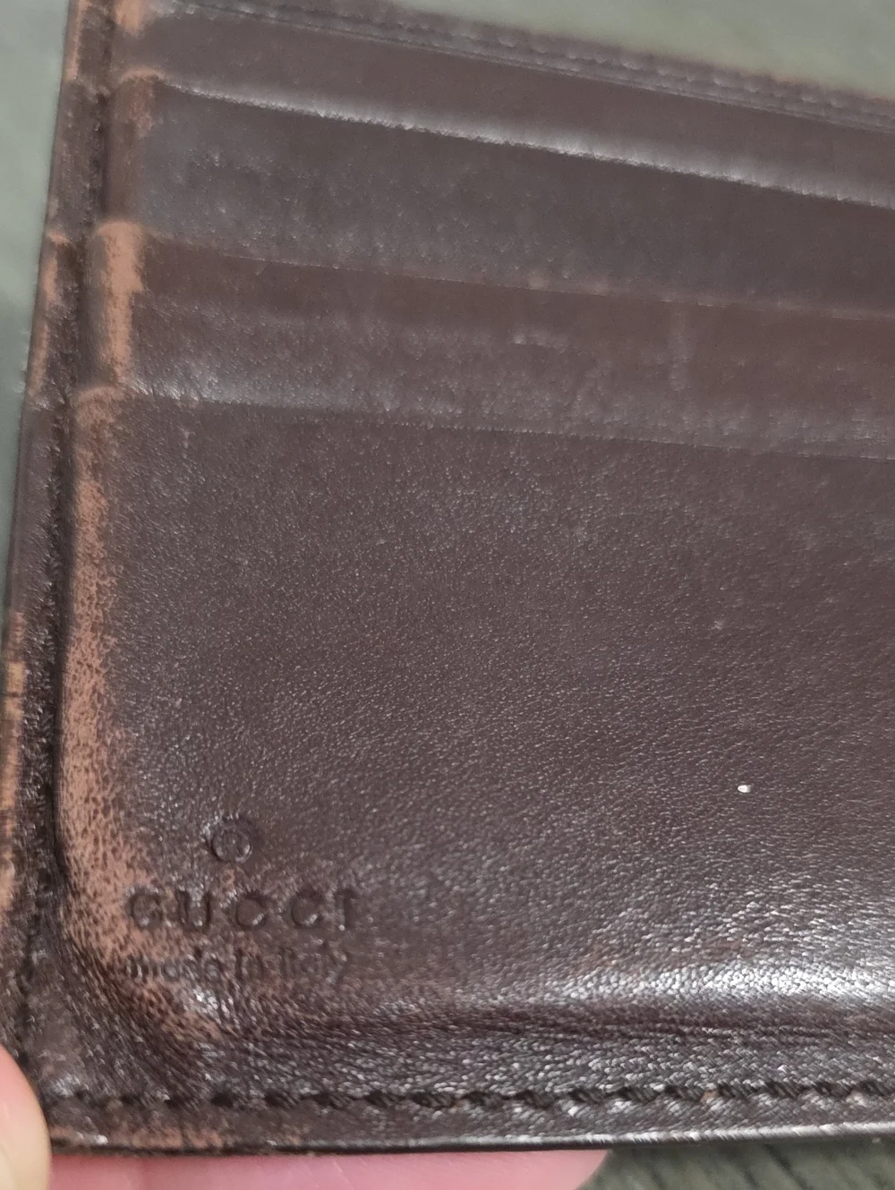 Authentic Gucci Guccisima Bifold Wallet